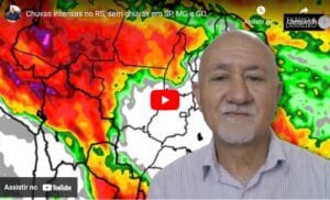 Chuvas intensas no RS, sem chuvas em SP, MG e GO