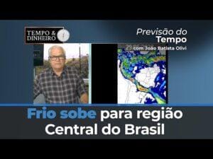 Previsão do tempo indica queda de até 16ºC . Frio sobe para região Central do Brasil