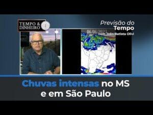 Chuvas intensas no Mato Grosso do Sul, São Paulo e na Argentina