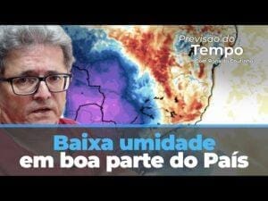 Baixa umidade em boa parte do País com geadas fracas e queda nas temperaturas no Sul