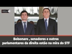 Bolsonaro , senadores e outros parlamentares da direita estão na mira do STF com possivel cassação