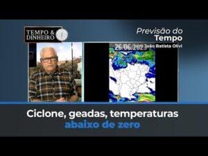 Ciclone, geadas, temperaturas abaixo de zero. Inverno vai começar com chuvas no Sul do País