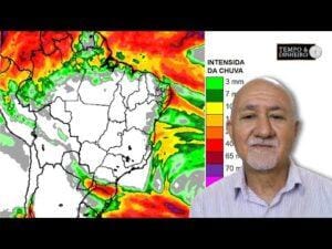 Chuva no RS e SC e frio em SP e MG