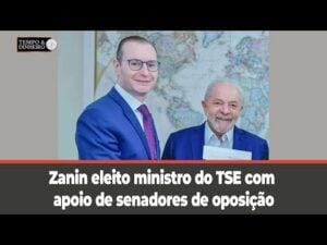 Zanin eleito ministro do TSE com apoio de senadores de oposição