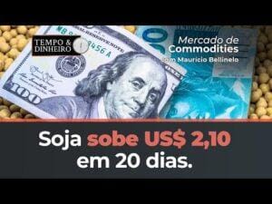 Soja sobe US$ 2,10 em 20 dias Esse dinheirão voltou para o bolso dos investidores nesta quinta-feira