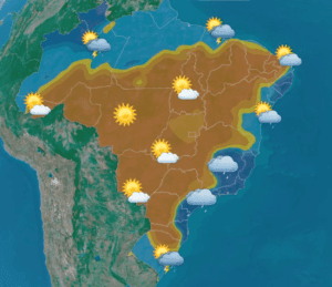 Confira a previsão do tempo para esta quinta-feira (20) para todo o Brasil