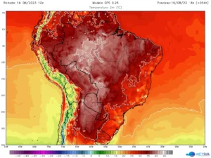 Nova onda de calor fará temperaturas superarem 40°C