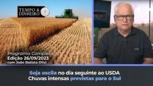 Dólar sobe e soja oscila no dia seguinte ao USDA. Chuvas intensas previstas!