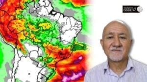 Chuvas no centro do Brasil, muito calor e frio em SP e RJ