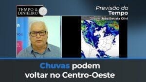 Chuvas podem voltar ao Centro-oeste