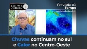 Chuvas continuam no Sul e calor no Centro-oeste