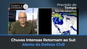 Chuvas Intensas Retornam ao Sul: Alerta da Defesa Civil