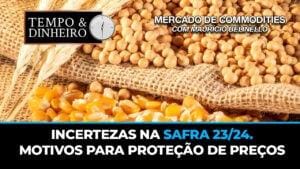 Incertezas na safra 23/24. Motivos para proteção de preços