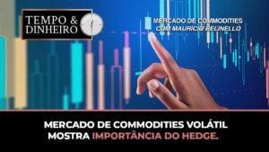 Mercado de commodities volátilmostra importância do hedge.