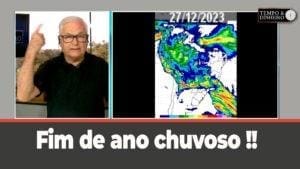 Previsão de chuvas para os próximos 7 dias