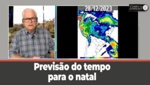 Previsão do tempo para todo o Brasil na semana do natal