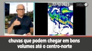 Calor dispara em todo o País e traz chuvas que podem chegar em bons volumes até o centro-norte do BR
