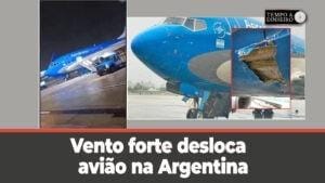 Clima: Ventos fortes desloca avião na argentina