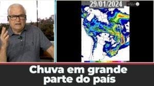 Chuva intensa  em grande parte do país e em várias regiões do Sul, Sudeste e parte do Centro-Norte