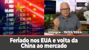 Feriado nos EUA e volta da China ao mercado. Dólar com estabilidade. Chuvas em boa parte do País
