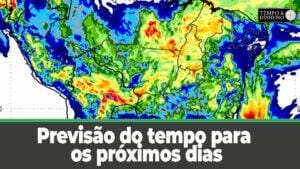 Previsão do tempo para os próximos dias. Acompanhe Ronaldo Coutinho