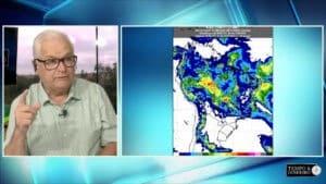 Chuva em boa parte do País, intensas no Sudeste e irregulares no Paraná e Sul do MS