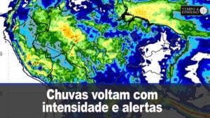 Chuvas voltam com intensidade e alertas para o Rio Grande do Sul, informa o Ronaldo Coutinho