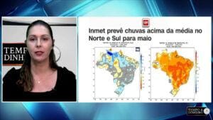 Chuvas acima da média no Norte e Sul do País, alerta o INMET