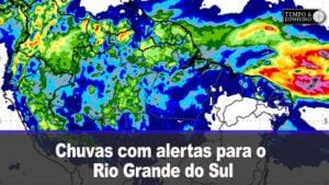Chuvas com alertas para o Rio Grande do Sul, Norte e no Brasil Central, informa Ronaldo Coutinho