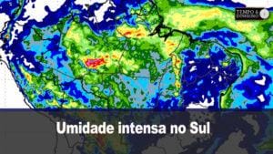 Previsão do tempo: umidade intensa no Sul, queda de temperaturas  e chuvas concentradas