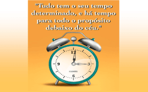 EDITORIAL – Há um tempo para tudo