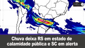 Chuva deixa RS em estado de calamidade pública em alerta, informa Ronaldo Coutinho da Clima terra