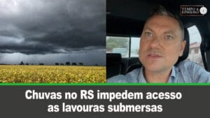 Chuvas no RS impedem acesso as lavouras submersas com situação crítica, mostra Alexandre Gazzola