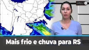 Previsão do tempo aponta mais frio e  chuva para RS . Demais regiões com tempo mais firme