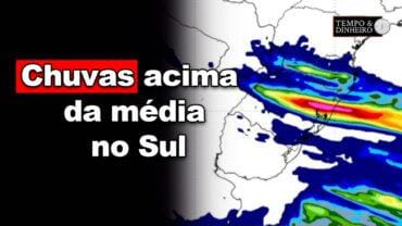 Previsão de inverno com CHUVAS acima da média no Sul e tempo seco no Sudeste e Centro-Oeste