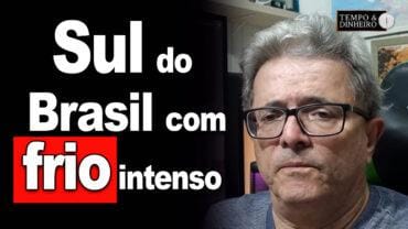 Ronaldo Coutinho mostra frio intenso no Sul com Br Central seco e chuva concentrada na região Norte