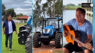 Quando o som da viola e o ronco do trator se juntam na lavoura, não há dúvidas: é show no campo!