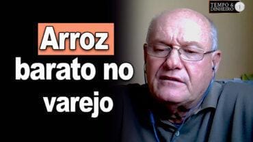 Arroz barato no varejo