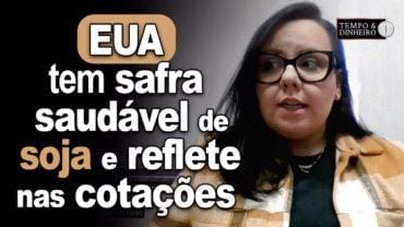 EUA tem safra saudável de soja e reflete nas cotações de Chicago, informa Carla Mendes