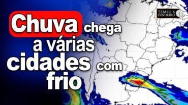 Chuva chega a várias cidades nesta ultima semana de julho , com frio no Sul e calor no centro-norte