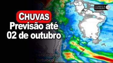 Chuvas avançam em boa parte do País até o dia 2 de outubro .Veja  com Karina Botião