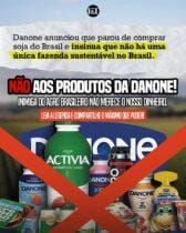 Não aos produtos da Danone!