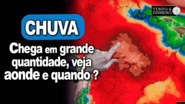 Chuva melhora nas principais regiões do País a partir do dia 06/11. Temperatura cai, diz R.Coutinho