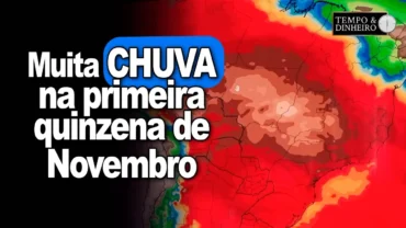 Chuvas concentradas no Centro-Oeste e Sudeste. Temperaturas mais amenas , alerta Ronaldo Coutinho