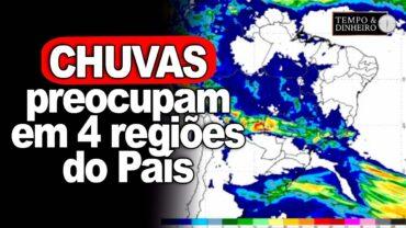 Chuva em quatro regiões do Brasil com Nordeste poupado , informa Karina Botião