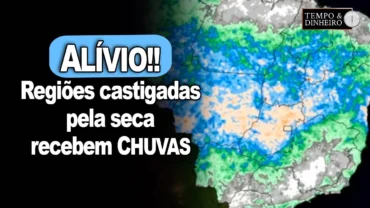 Chuva volumosa é prevista em regiões castigadas pela seca nesta semana