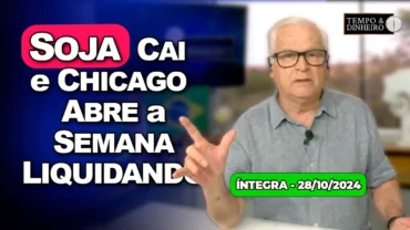 Chicago abre semana liquidando posições e soja cai. Inflação sobe. Chuvas intensas no Sudeste