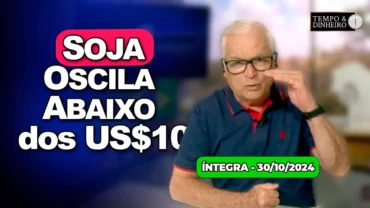 Dólar em alta, soja oscila abaixo dos US$10. Café sobe mas de olho nas floradas.Chuvas em 4 regiões