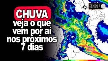 Chuva volumosa na região norte do País e localizadas em parte da região centro-sul