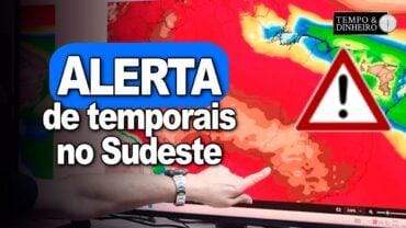 Previsão do tempo com alerta de temporais no Sudeste, centro-oeste e  Norte, informa R. Coutinho